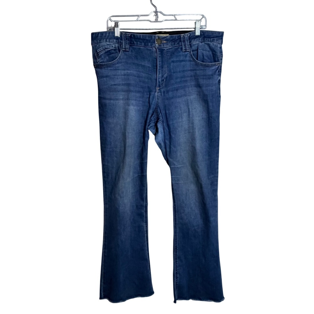 Democracy Women's Boot Cut Jeans in Dark Blue Wash